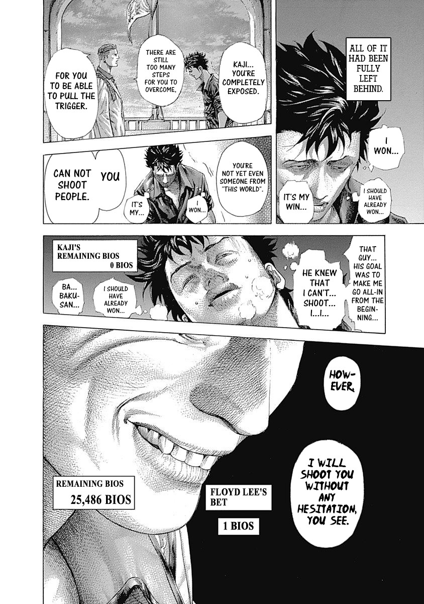 Usogui Chapter 369 page 16 - Chapter 369: The Gambler Who Didn't Pull