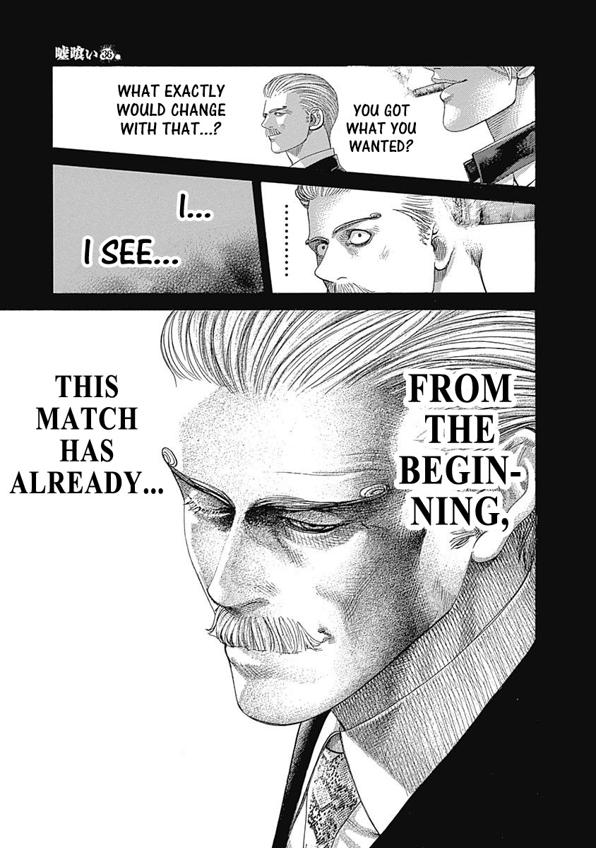 Usogui Chapter 391 page 12 - Chapter 391: Hand Chopper