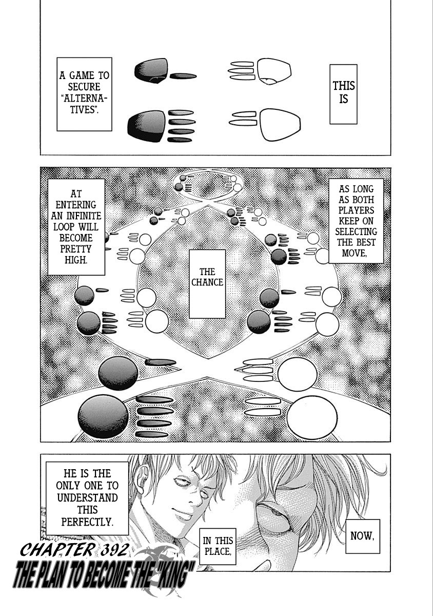 Usogui Chapter 392 page 1 - Chapter 392: The Plan To Become The "King"