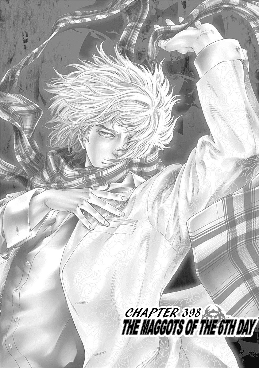 Usogui Chapter 398 page 1 - Chapter 398: The Maggots Of The 6th Day