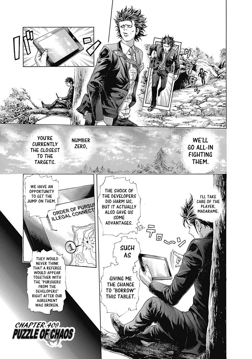 Usogui Chapter 409 page 1 - Chapter 409: Puzzle Of Chaos