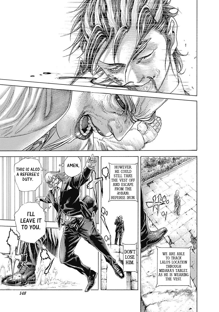 Usogui Chapter 414 page 11 - Chapter 414: The Man Made Of Lethal Weapons