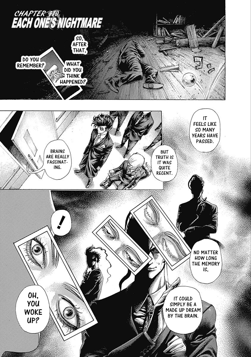 Usogui Chapter 419 page 1 - Chapter 419: Each One's Nightmare