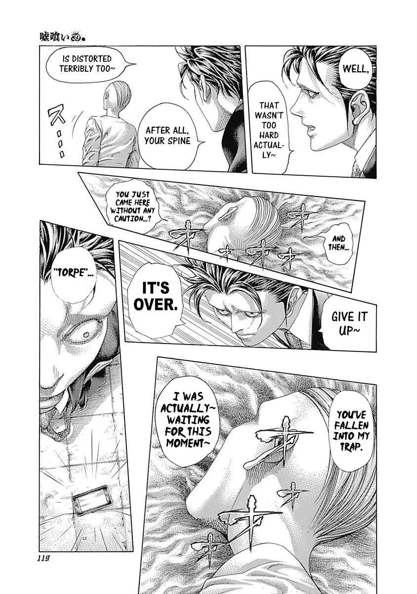 Usogui Chapter 423 page 15 - Chapter 423: Spinal Signature