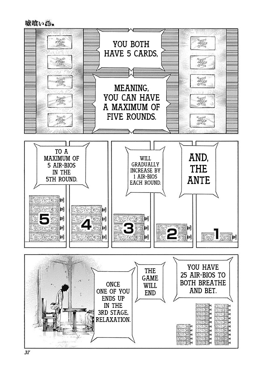 Usogui Chapter 430 page 15 - Chapter 430: What Is Drowning?
