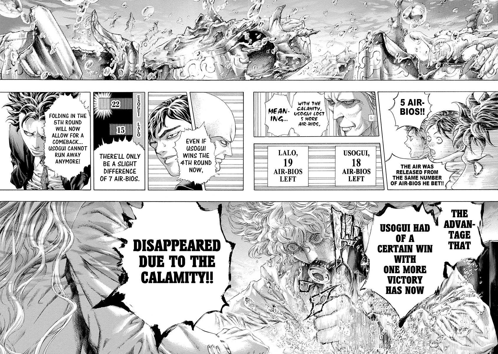 Usogui Chapter 445 page 4 - Chapter 445: "The Calamity" And "The God Of Death"