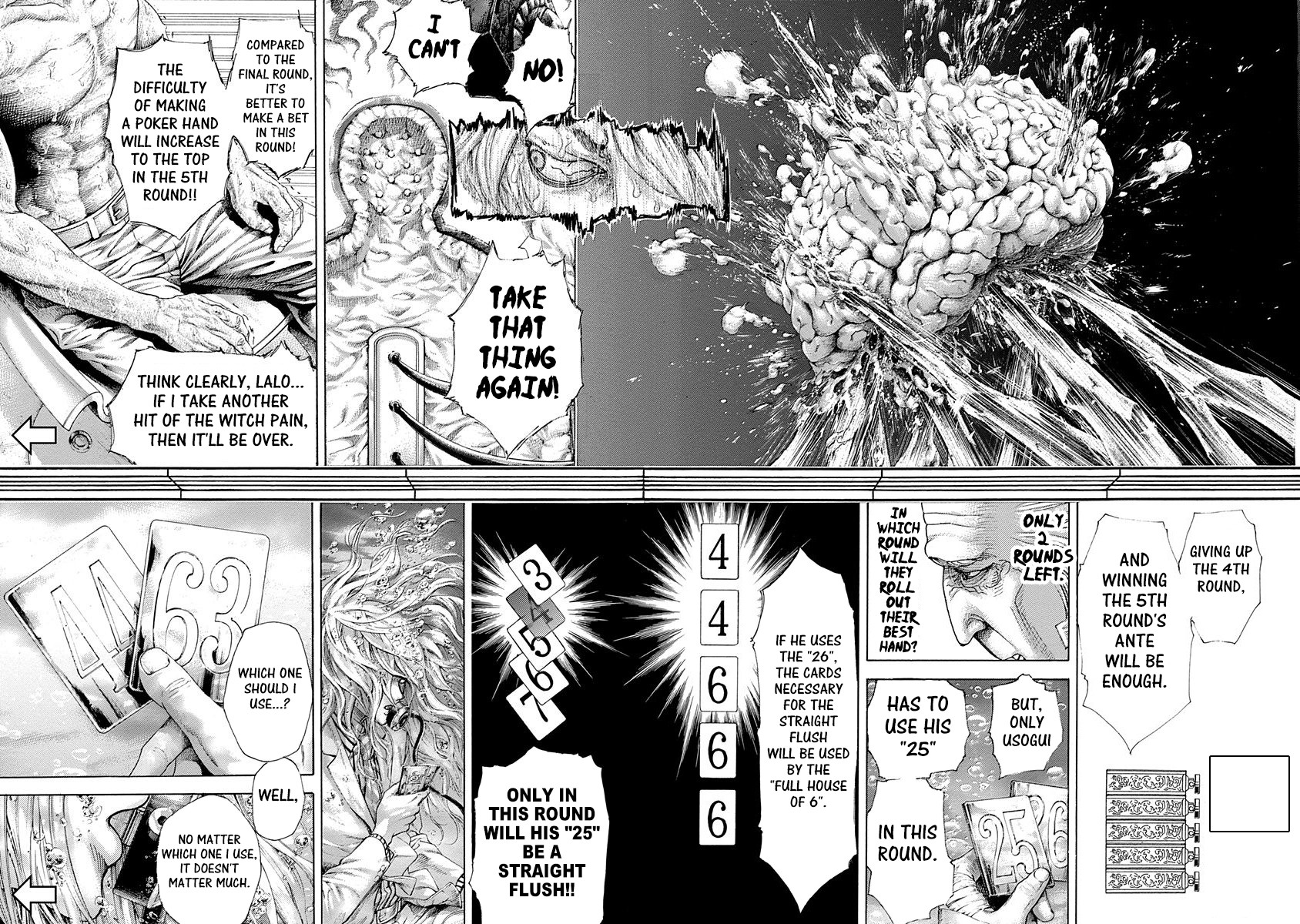 Usogui Chapter 453 page 12 - Chapter 453: The Strongest 4 Cards