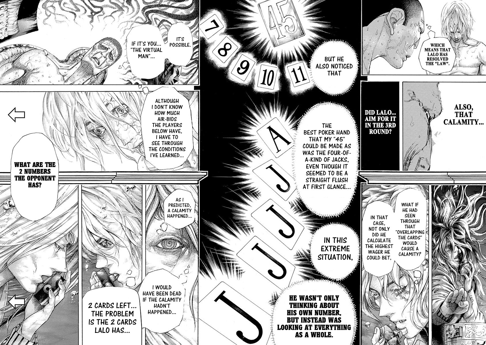Usogui Chapter 453 page 3 - Chapter 453: The Strongest 4 Cards