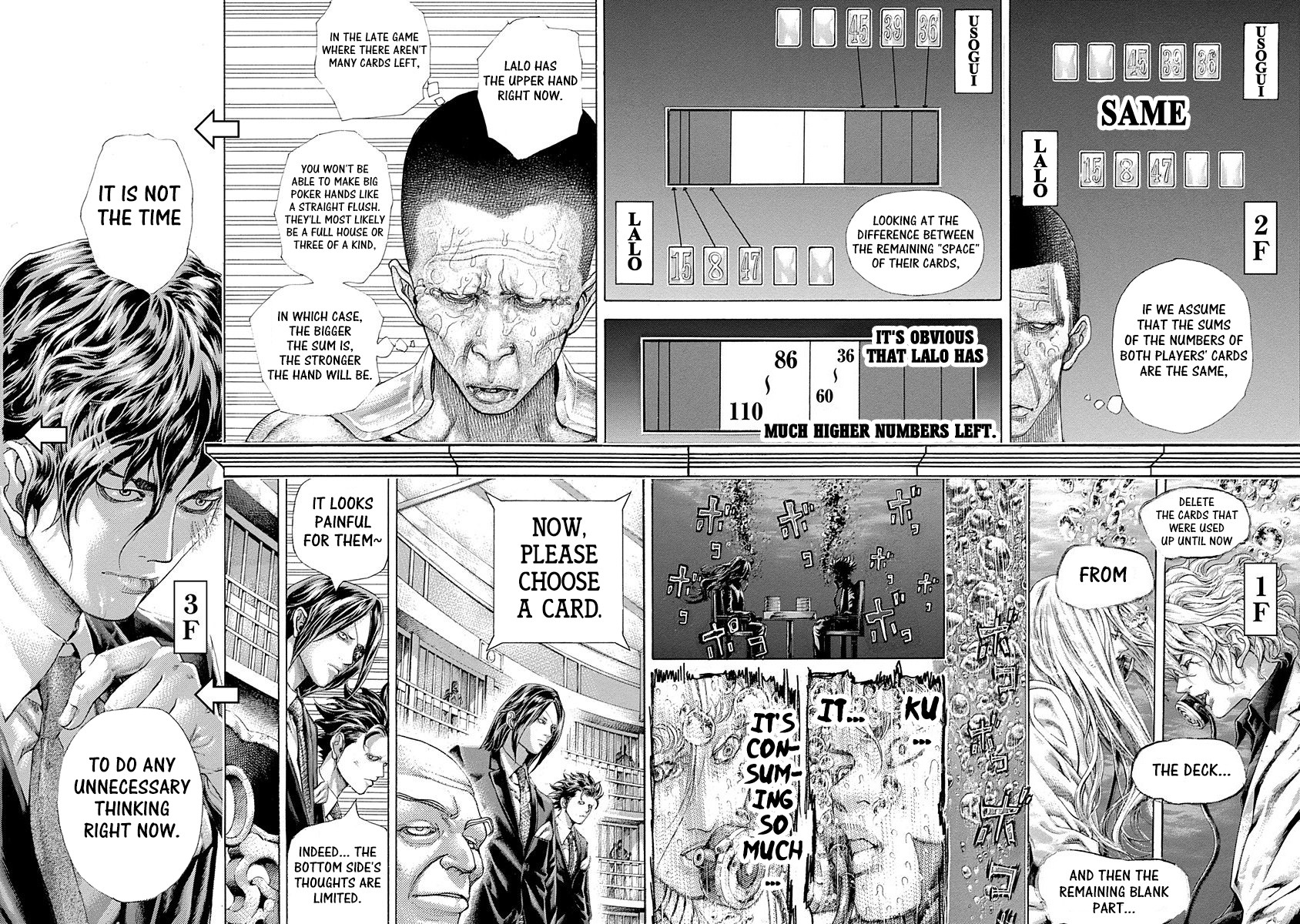 Usogui Chapter 453 page 4 - Chapter 453: The Strongest 4 Cards