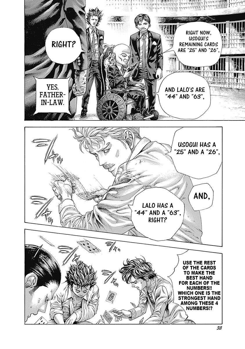 Usogui Chapter 453 page 7 - Chapter 453: The Strongest 4 Cards