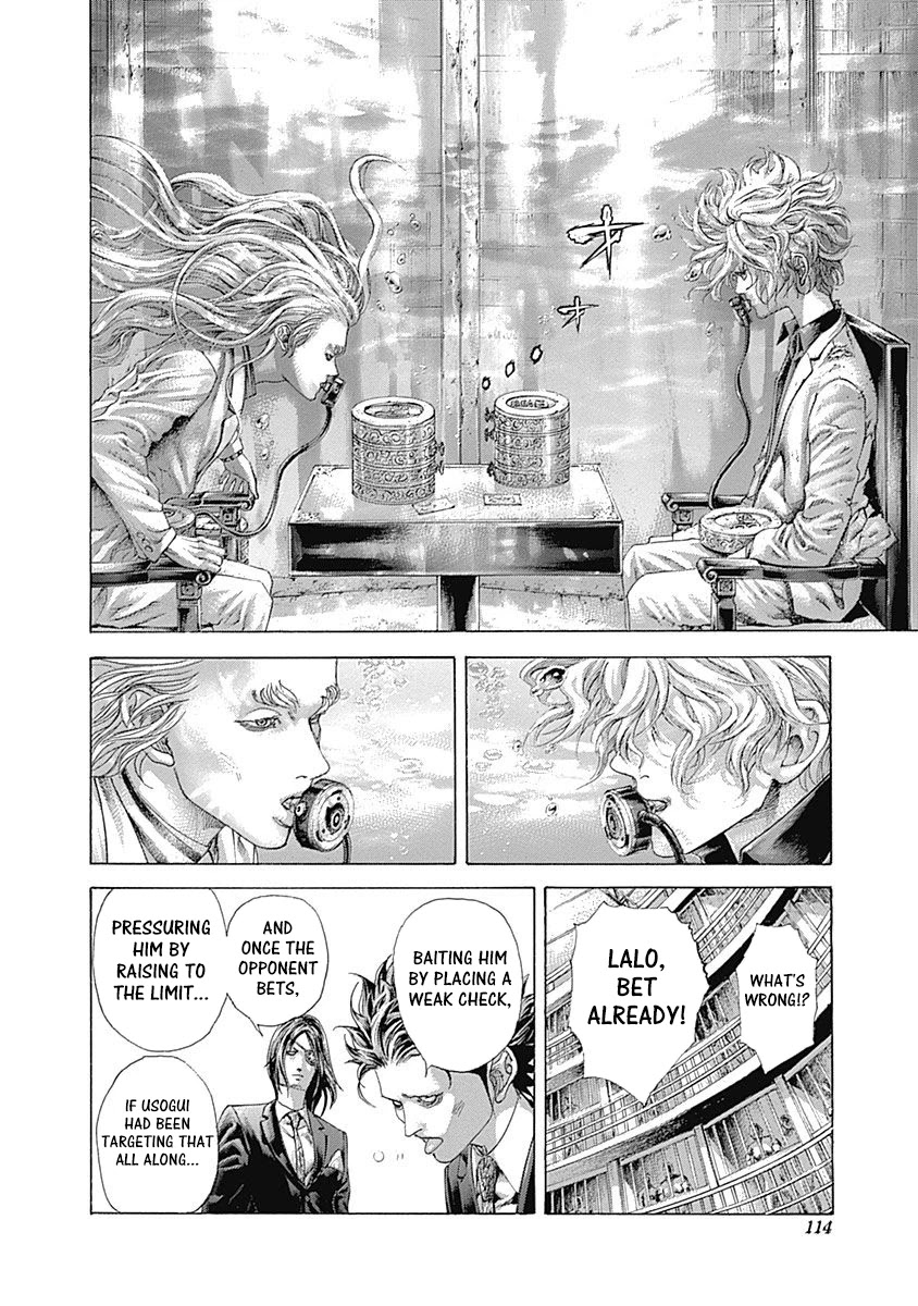 Usogui Chapter 456 page 13 - Chapter 456: The Suicidal Raise