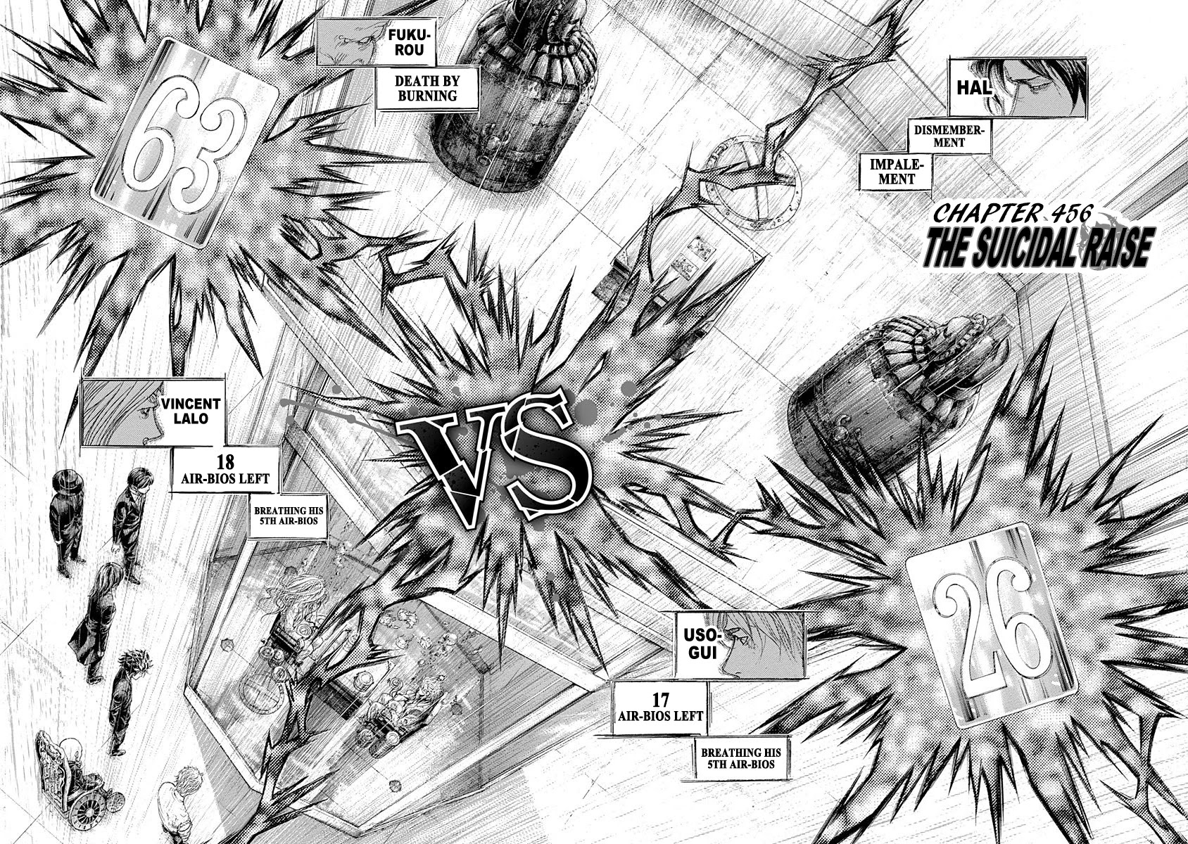 Usogui Chapter 456 page 3 - Chapter 456: The Suicidal Raise