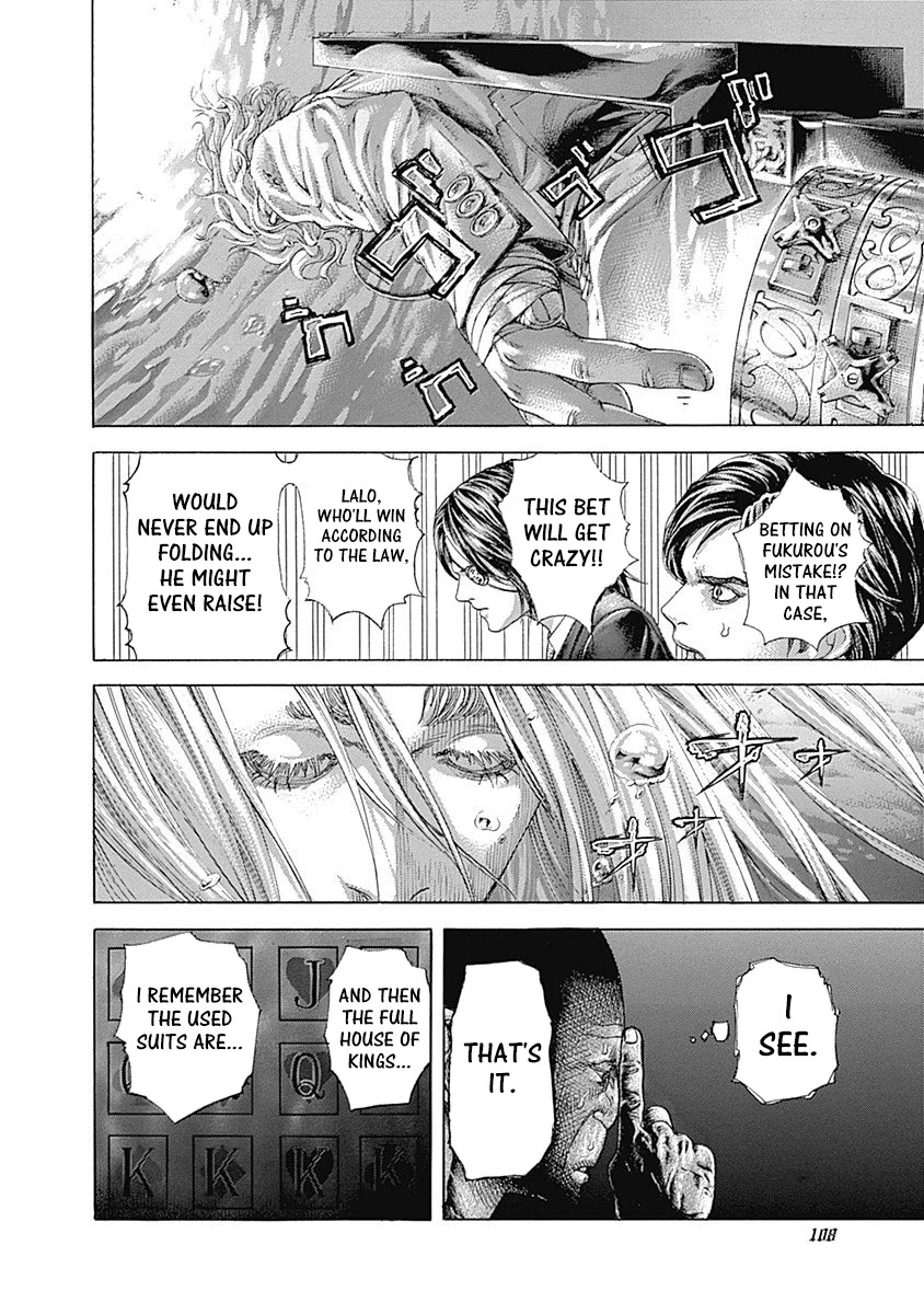 Usogui Chapter 456 page 8 - Chapter 456: The Suicidal Raise