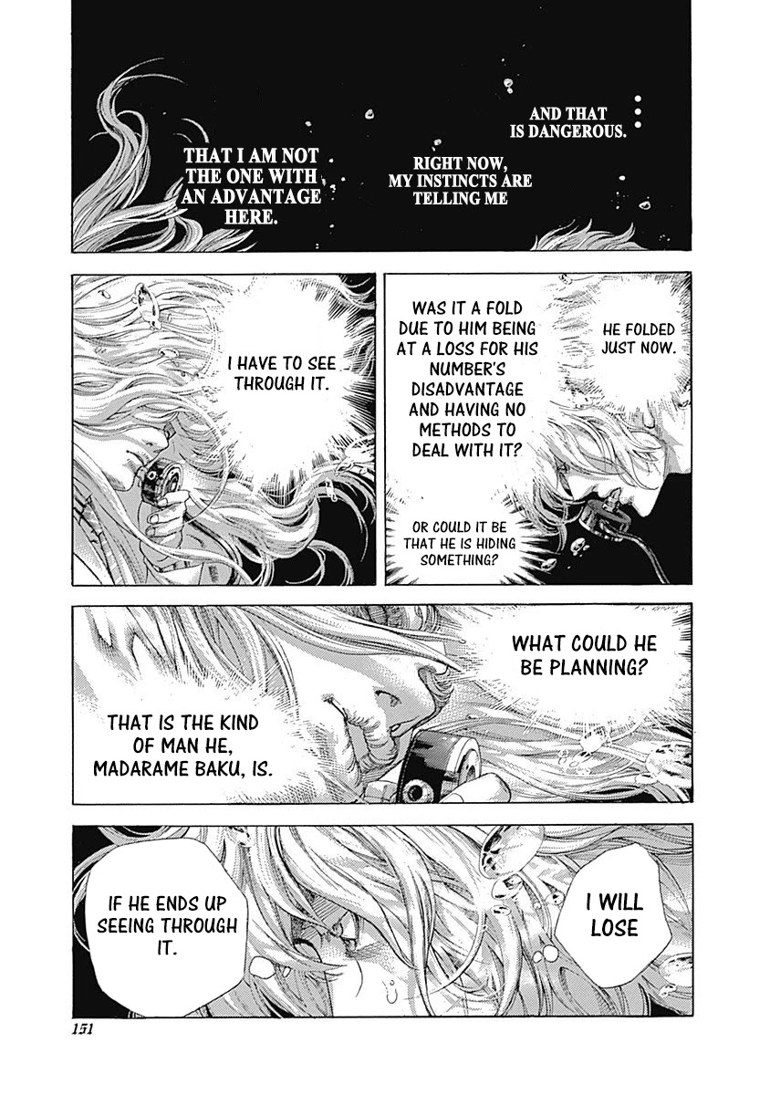 Usogui Chapter 458 page 14 - Chapter 458: Folding From Instinct