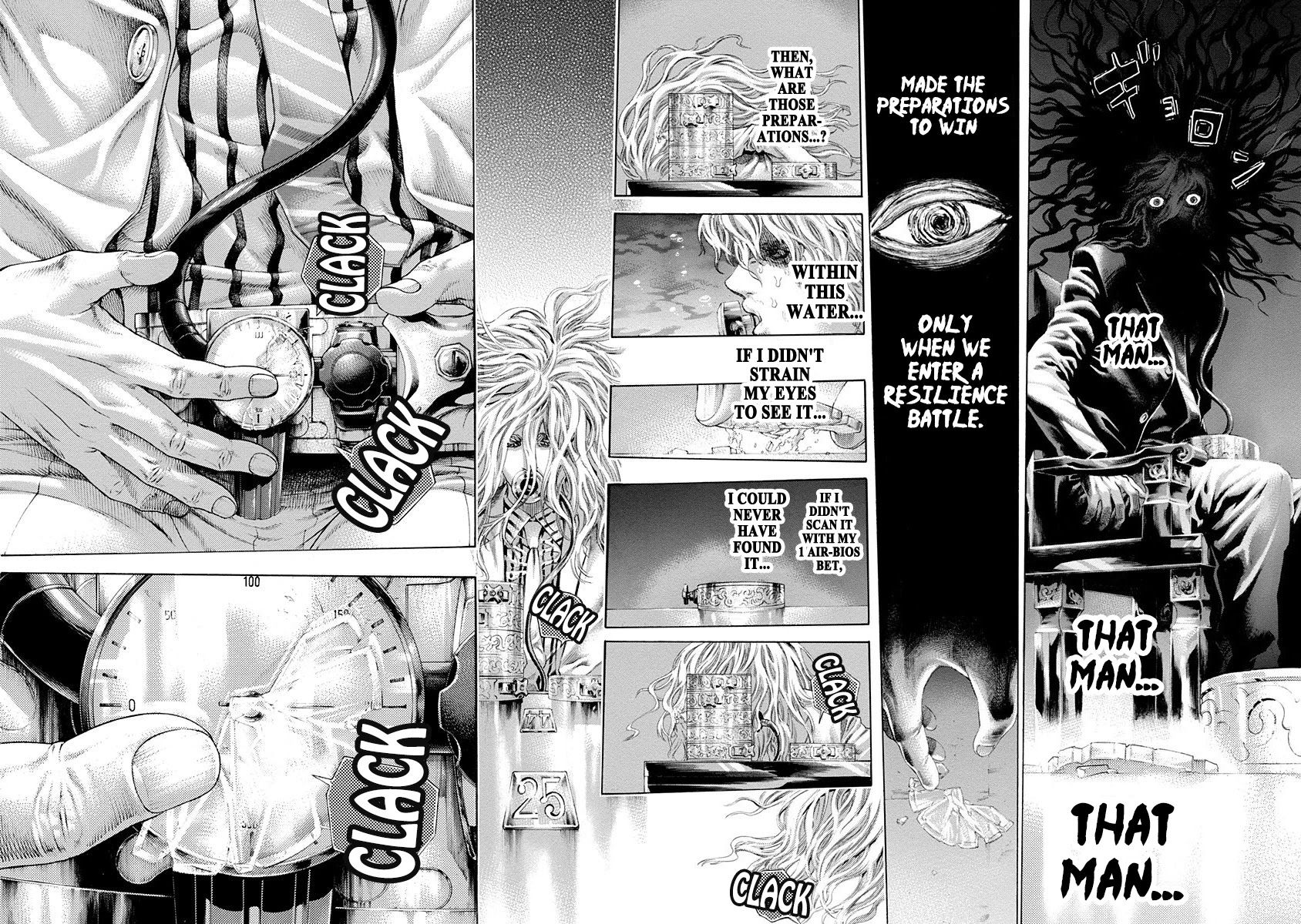 Usogui Chapter 460 page 15 - Chapter 460: The Scanning 1 Air-bios