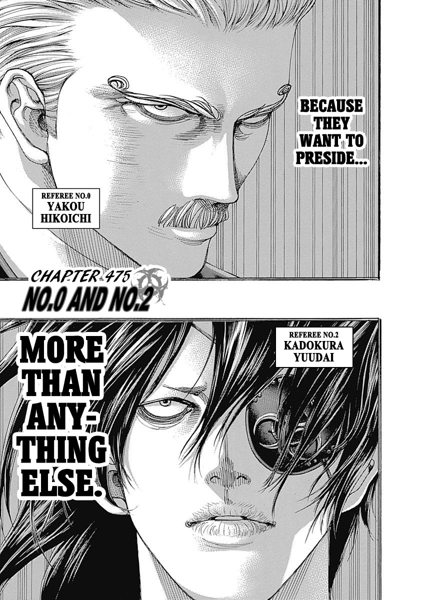 Usogui Chapter 475 page 3 - Chapter 475: No.0 And No.2