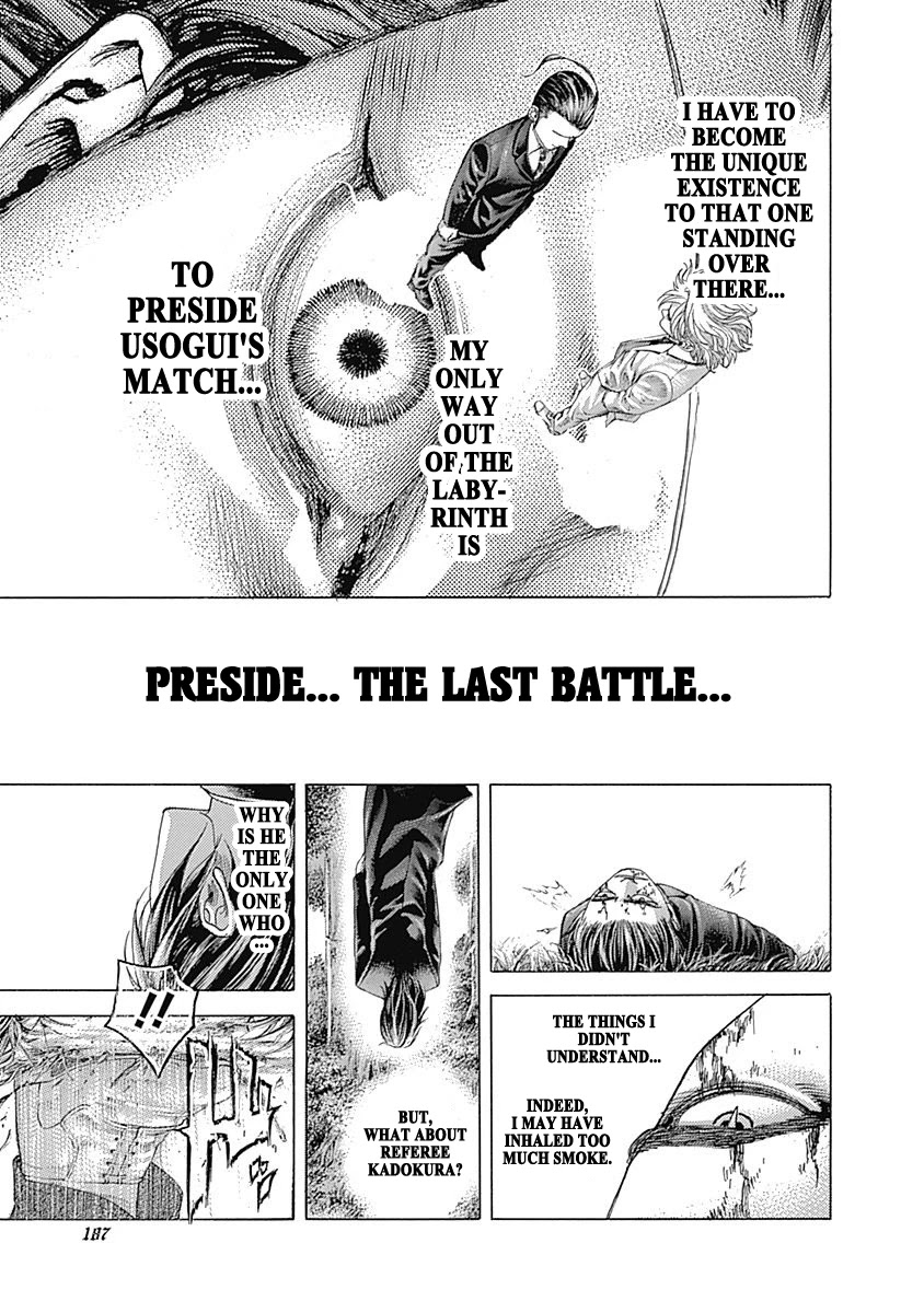 Usogui Chapter 482 page 12 - Chapter 482: The Imprisoned Referee