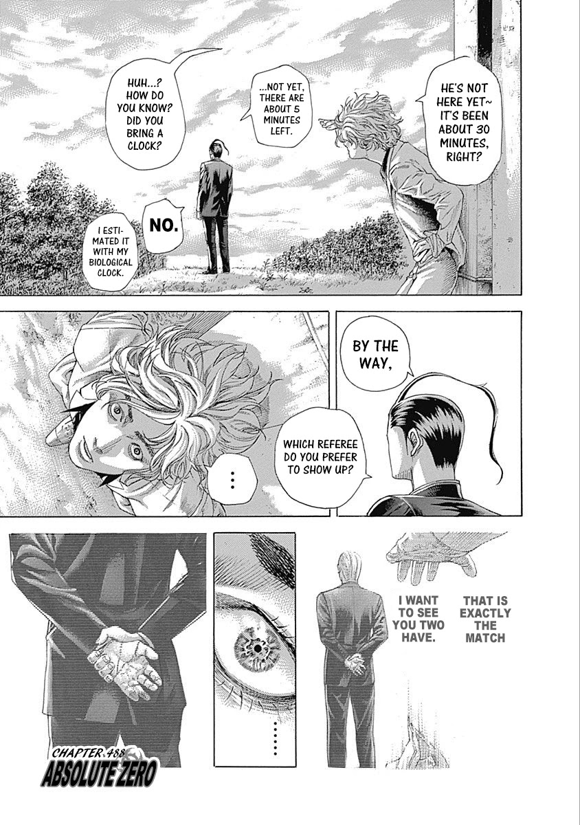 Usogui Chapter 488 page 1 - Chapter 488: Absolute Zero