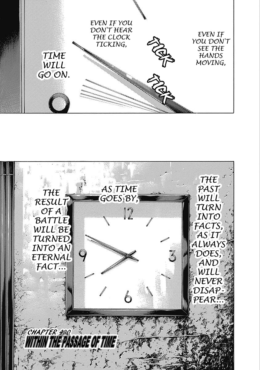 Usogui Chapter 490 page 1 - Chapter 490: Within The Passage Of Time