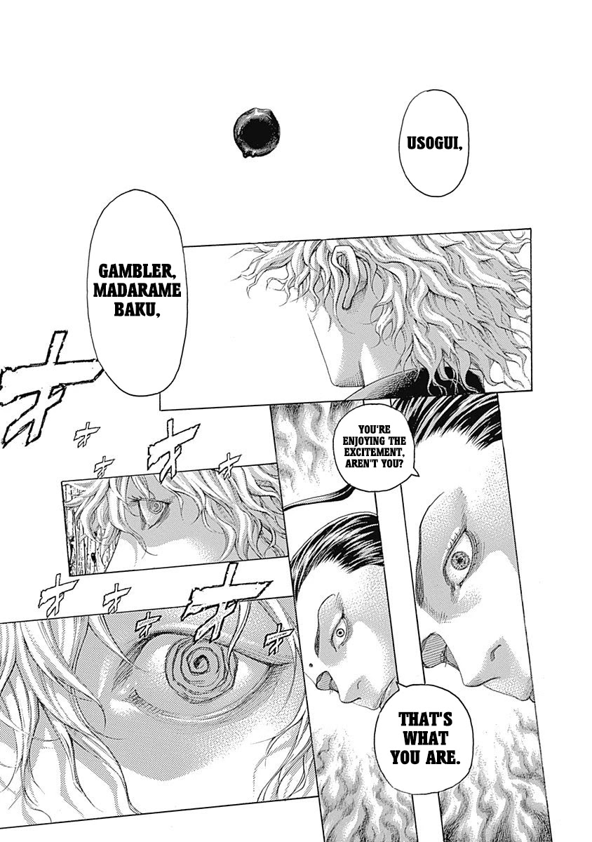 Usogui Chapter 498 page 14 - Chapter 498: The Gambler Who's Being Burnt