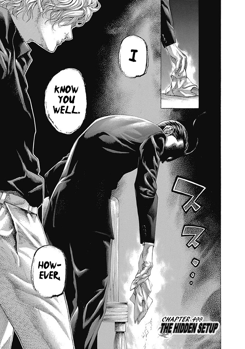 Usogui Chapter 499 page 1 - Chapter 499: The Hidden Setup