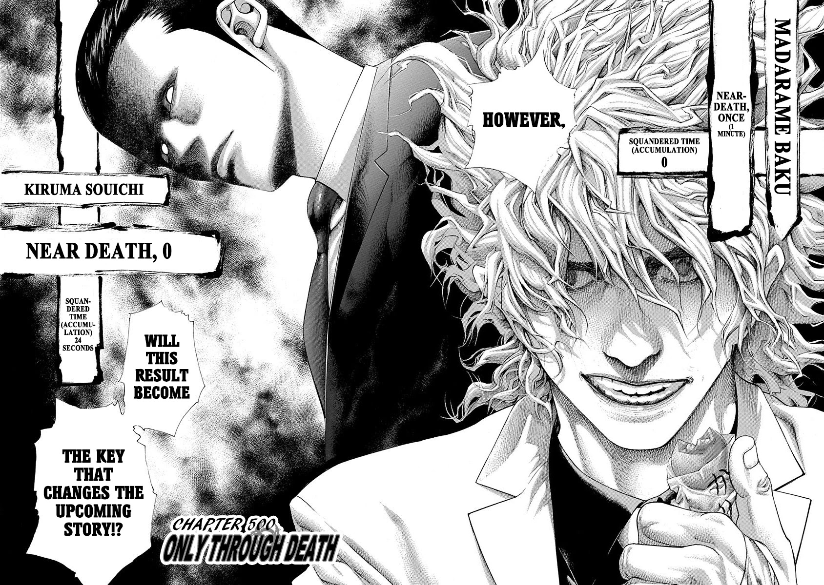 Usogui Chapter 500 page 2 - Chapter 500: Only Through Death