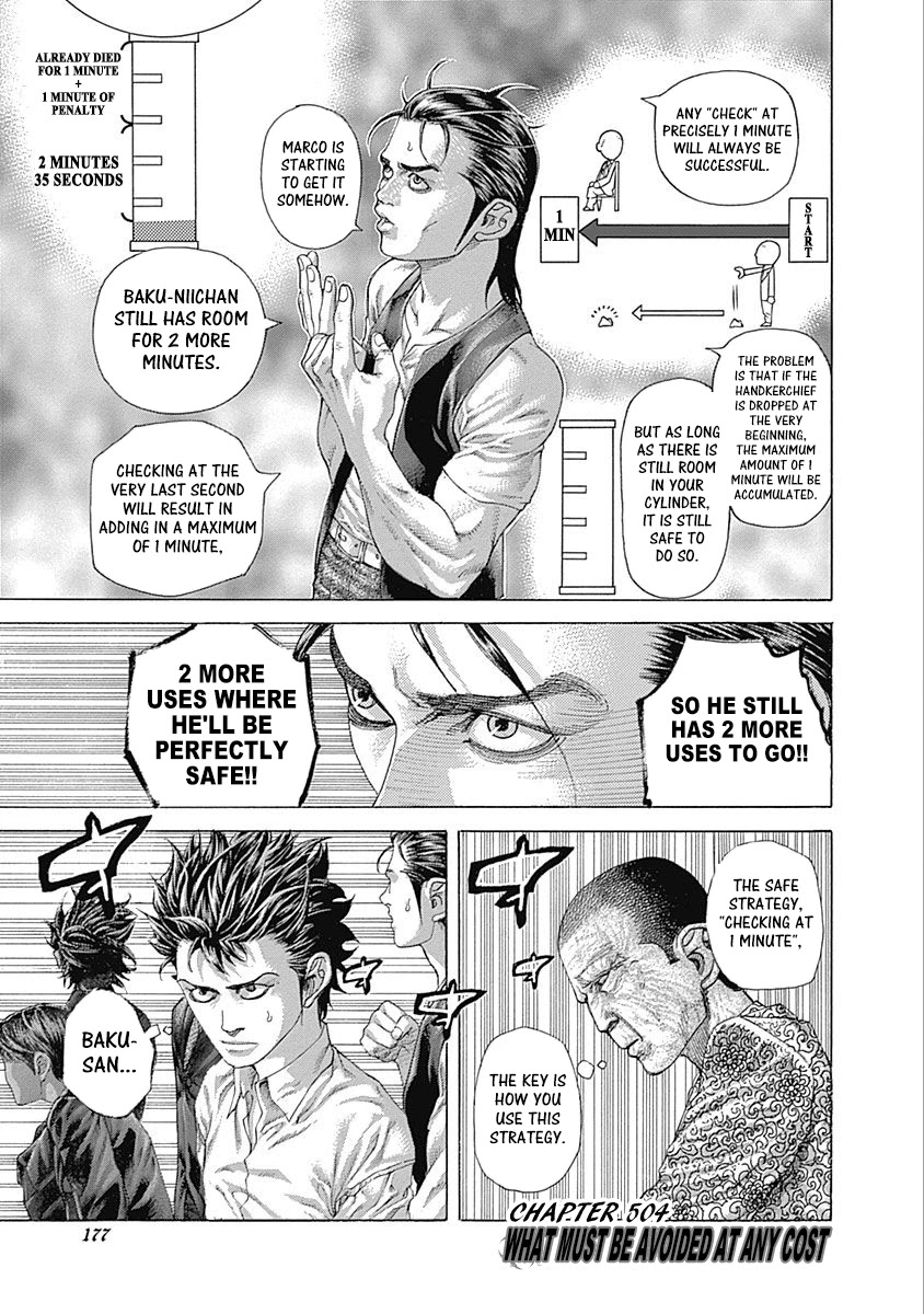 Usogui Chapter 504 page 1 - Chapter 504: What Must Be Avoided At Any Cost