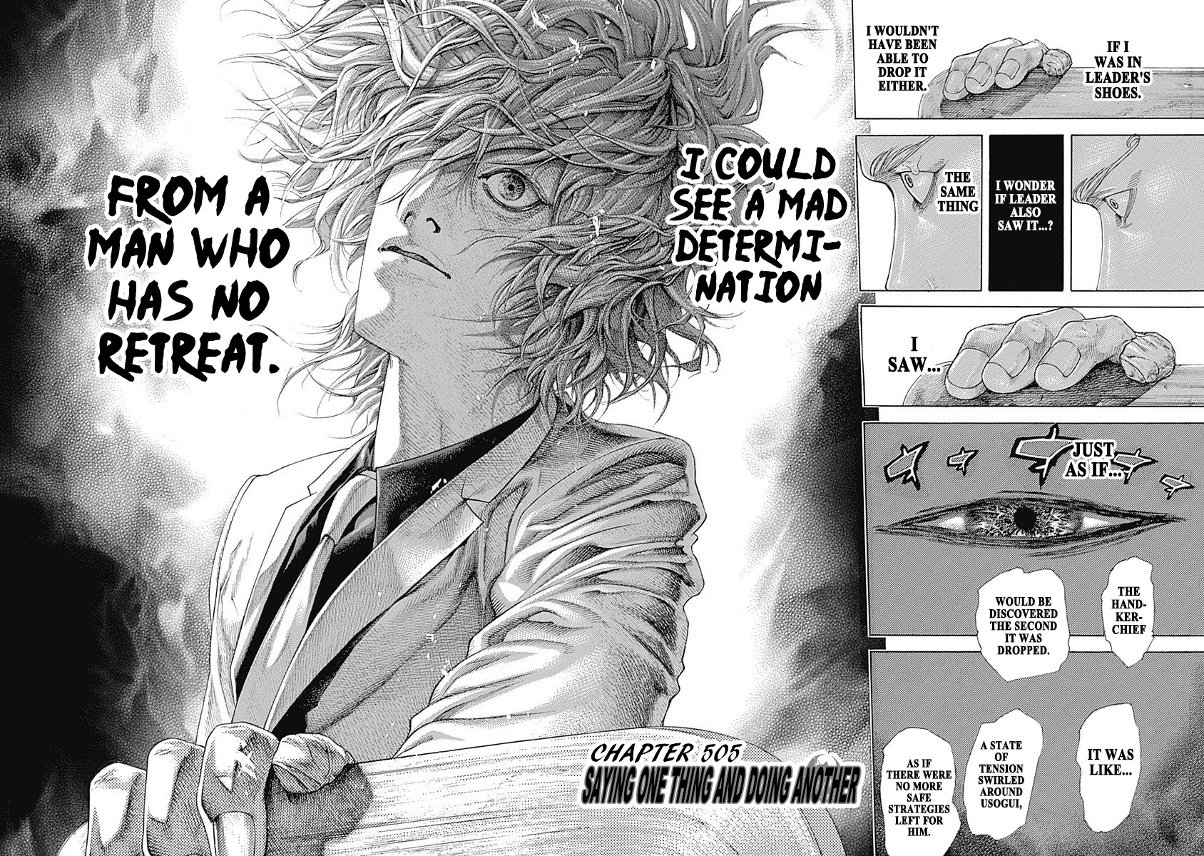 Usogui Chapter 505 page 4 - Chapter 505: Saying One Thing And Doing Another