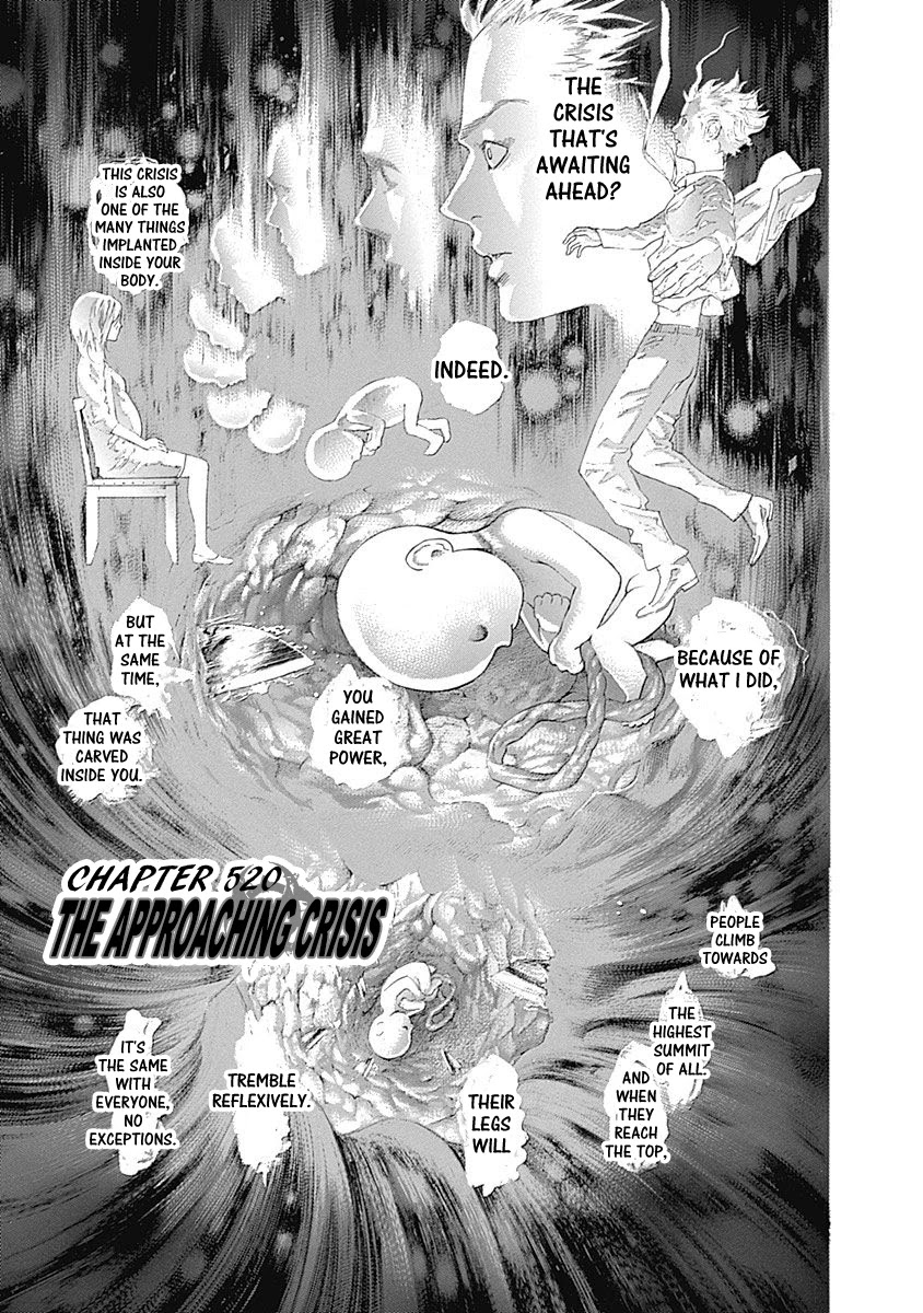 Usogui Chapter 520 page 1 - Chapter 520: The Approaching Crisis
