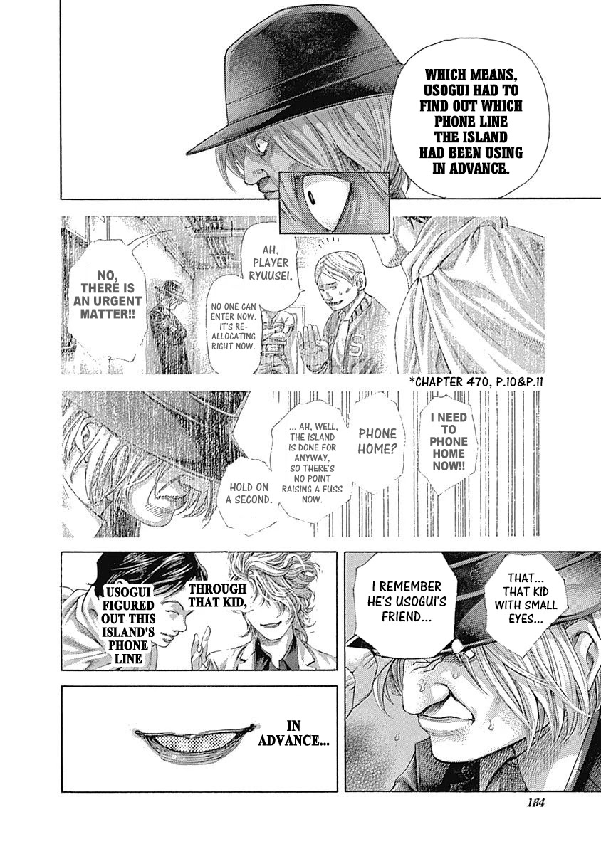 Usogui Chapter 526 page 10 - Chapter 526: The Man Who Died First