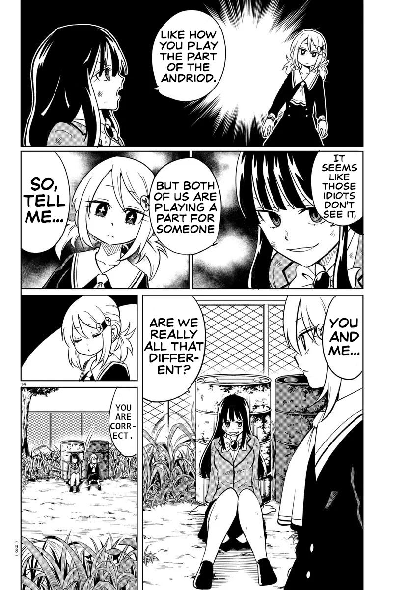 Usotsuki Android Chapter 18 page 13 - Chapter 18: Angry Enough to Blow Away The Doldrums