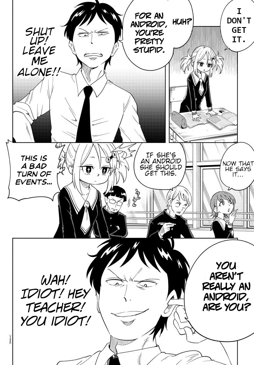 Usotsuki Android Chapter 2 page 11 - Chapter 2: The Android Gets Out of a Pinch With Her Eyes