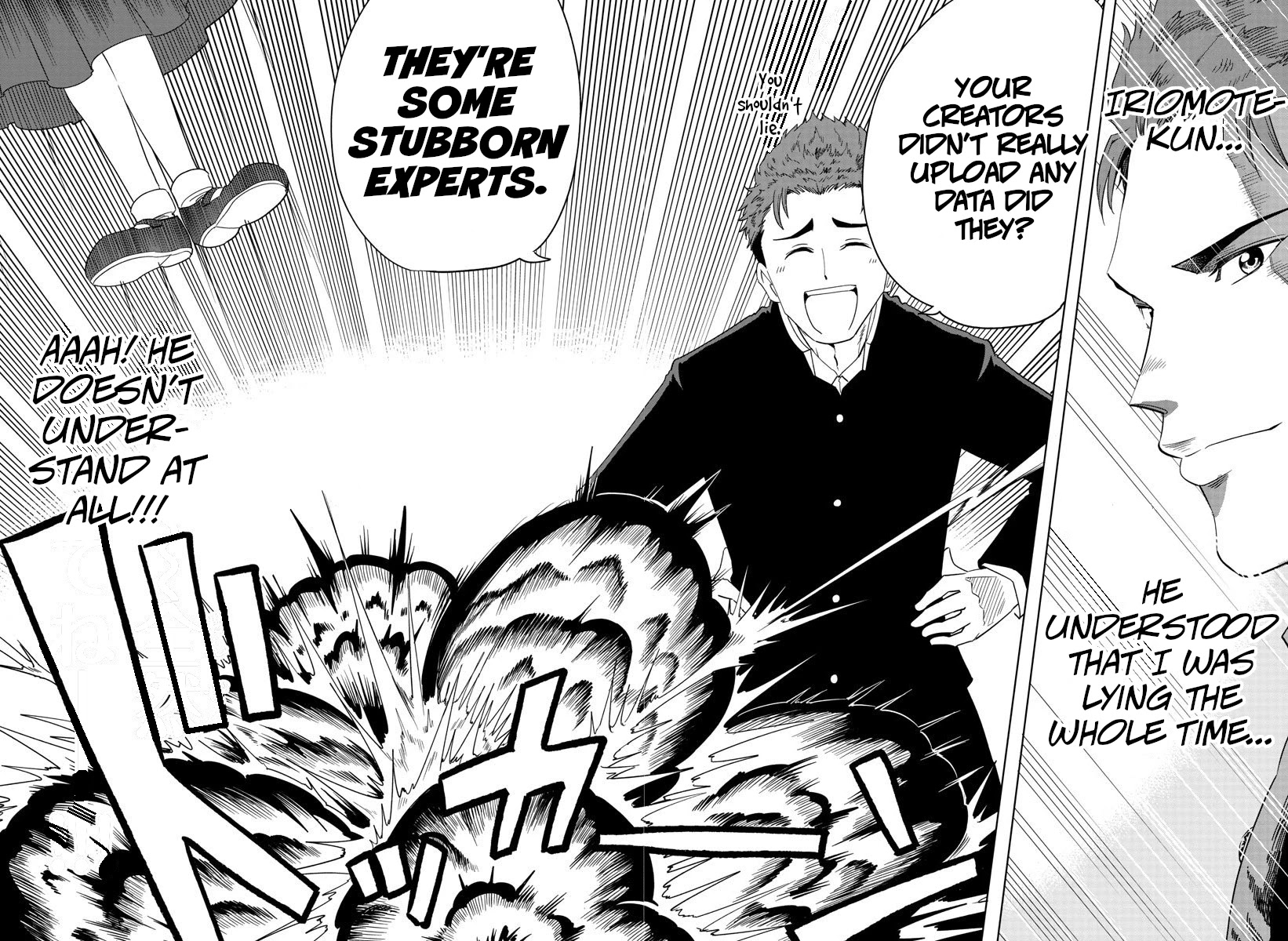 Usotsuki Android Chapter 2 page 21 - Chapter 2: The Android Gets Out of a Pinch With Her Eyes