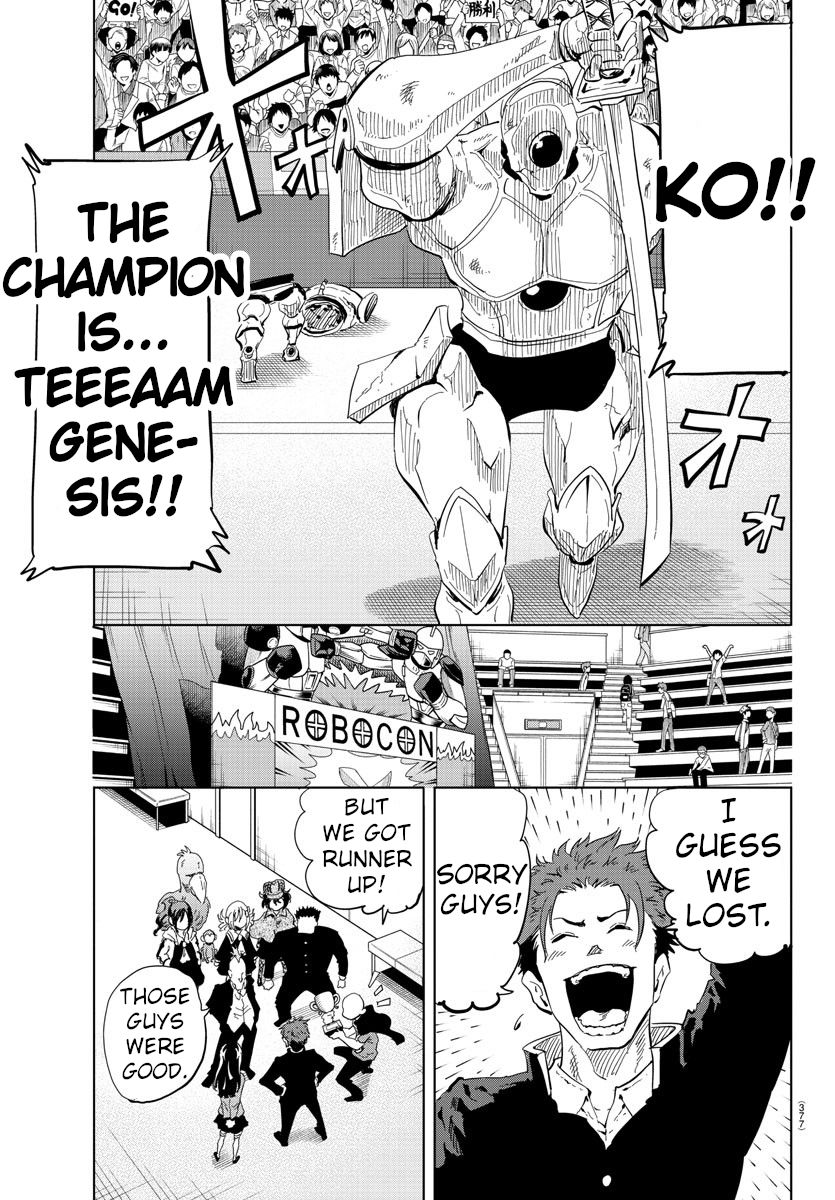 Usotsuki Android Chapter 35 page 14 - Chapter 35: The Robocon Final Match