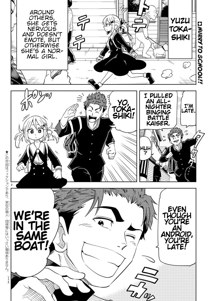 Usotsuki Android Chapter 4 page 2 - Chapter 4: Getting to School in One Leap