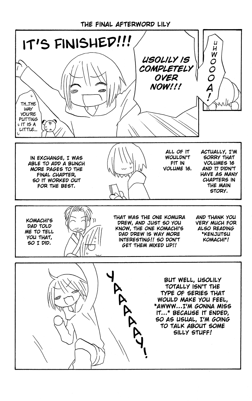 Usotsuki Lily Chapter 105.5 page 70 - Chapter 105.5: [END]