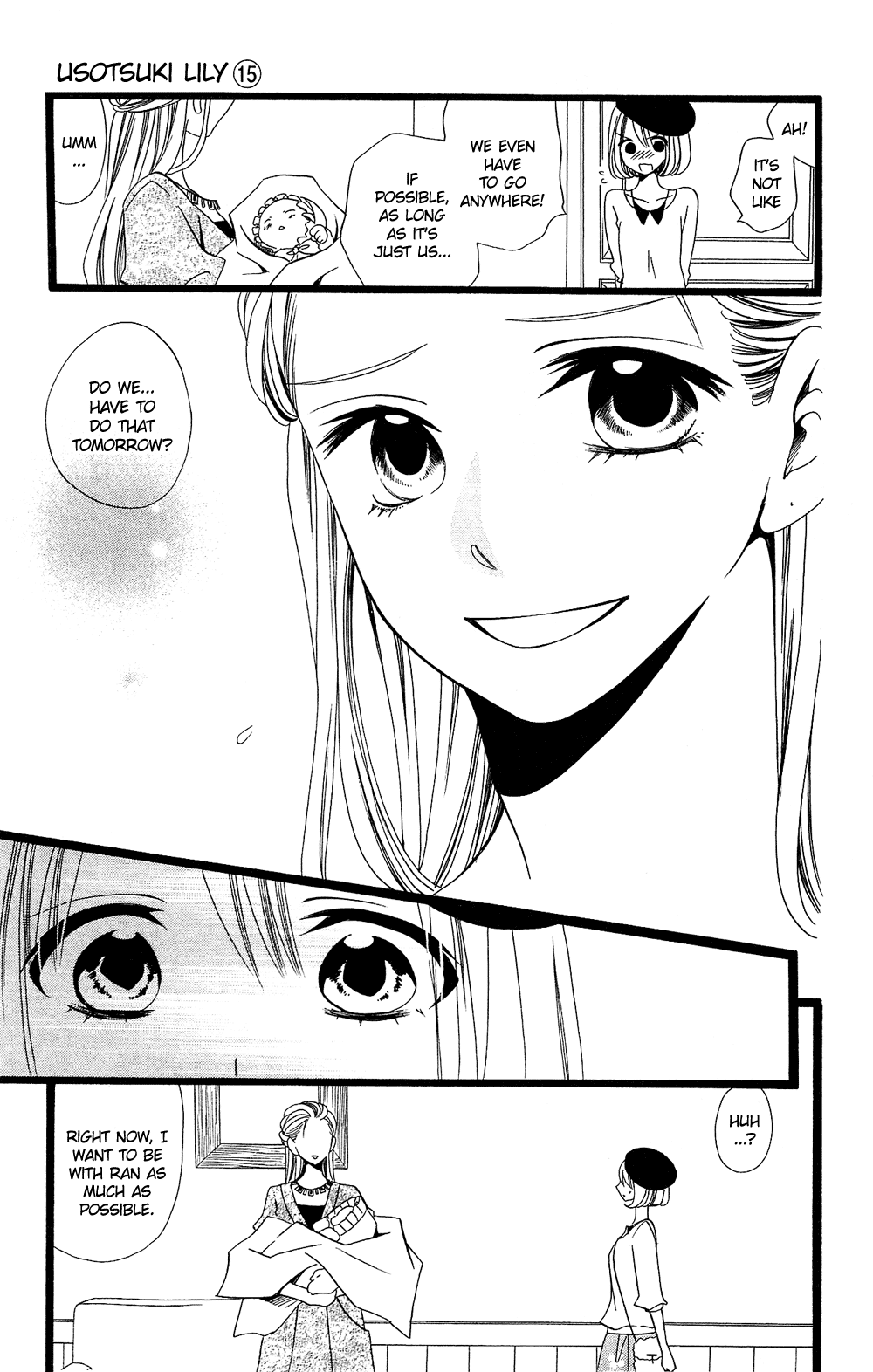 Usotsuki Lily Chapter 98 page 12 - Chapter 98