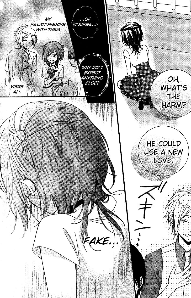 Usotsuki Ouji to Nisemono Kanojo Chapter 16 page 24 - Chapter 16 : The Black Cat Thinks Of The Angel As She Falls To Earth