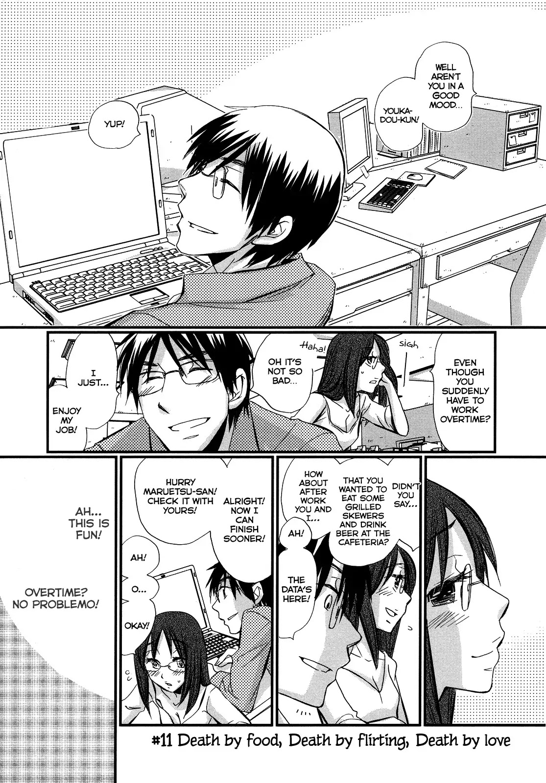 Usotsuki Paradox Chapter 11 page 1 - Chapter 11 : Death by Food, Death by Flirting, Death by Love