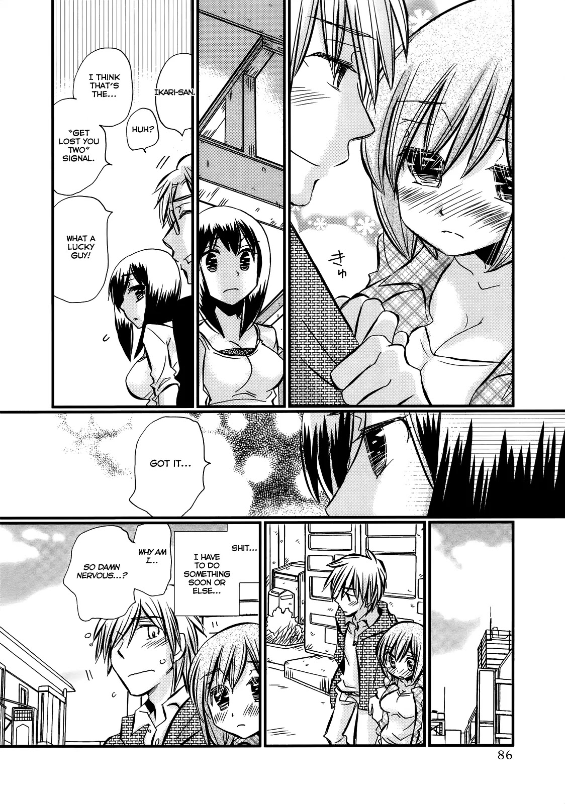 Usotsuki Paradox Chapter 25 page 12 - Chapter 25: Awkwardness, Looking Around Restlessly, Heart Beating