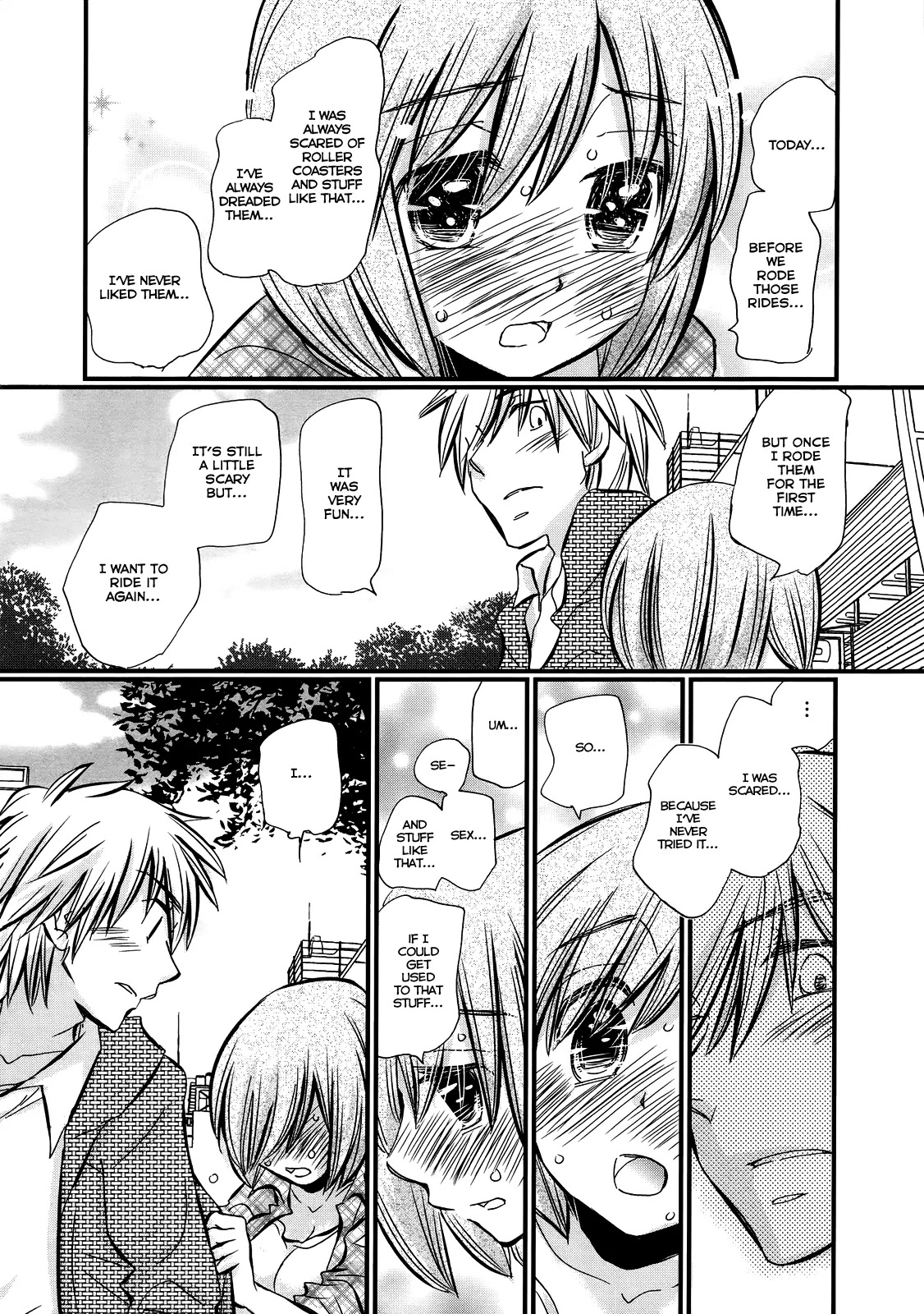 Usotsuki Paradox Chapter 25 page 14 - Chapter 25: Awkwardness, Looking Around Restlessly, Heart Beating