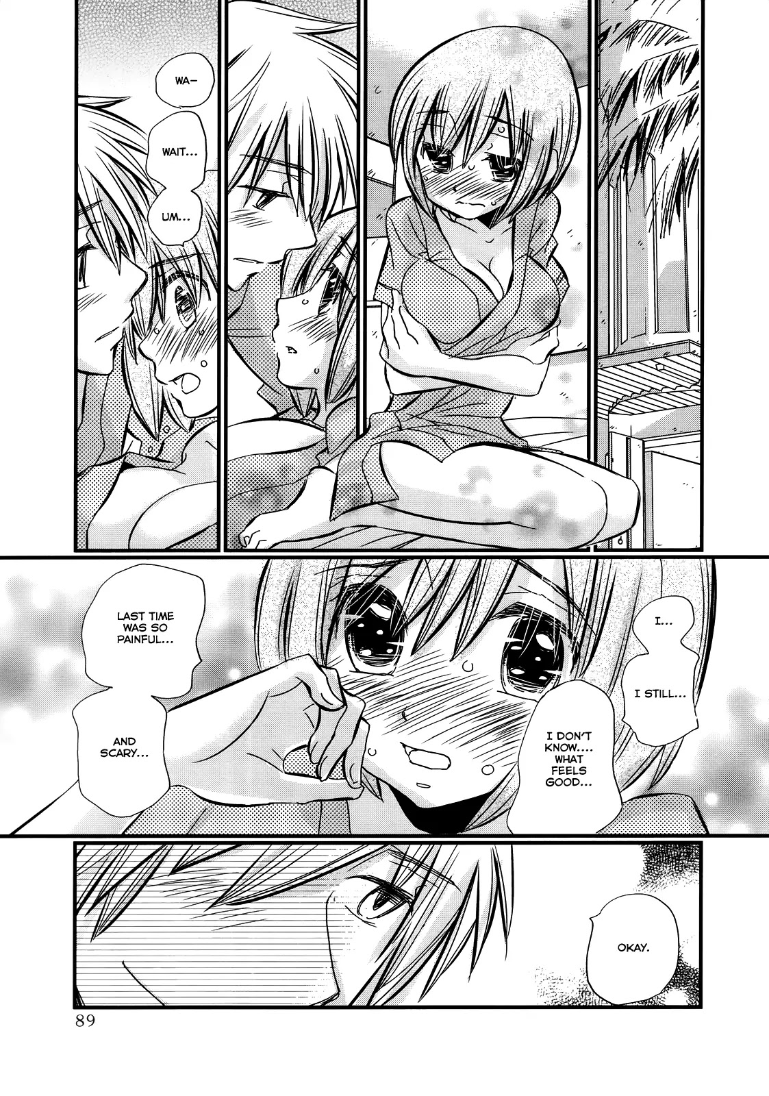 Usotsuki Paradox Chapter 25 page 15 - Chapter 25: Awkwardness, Looking Around Restlessly, Heart Beating