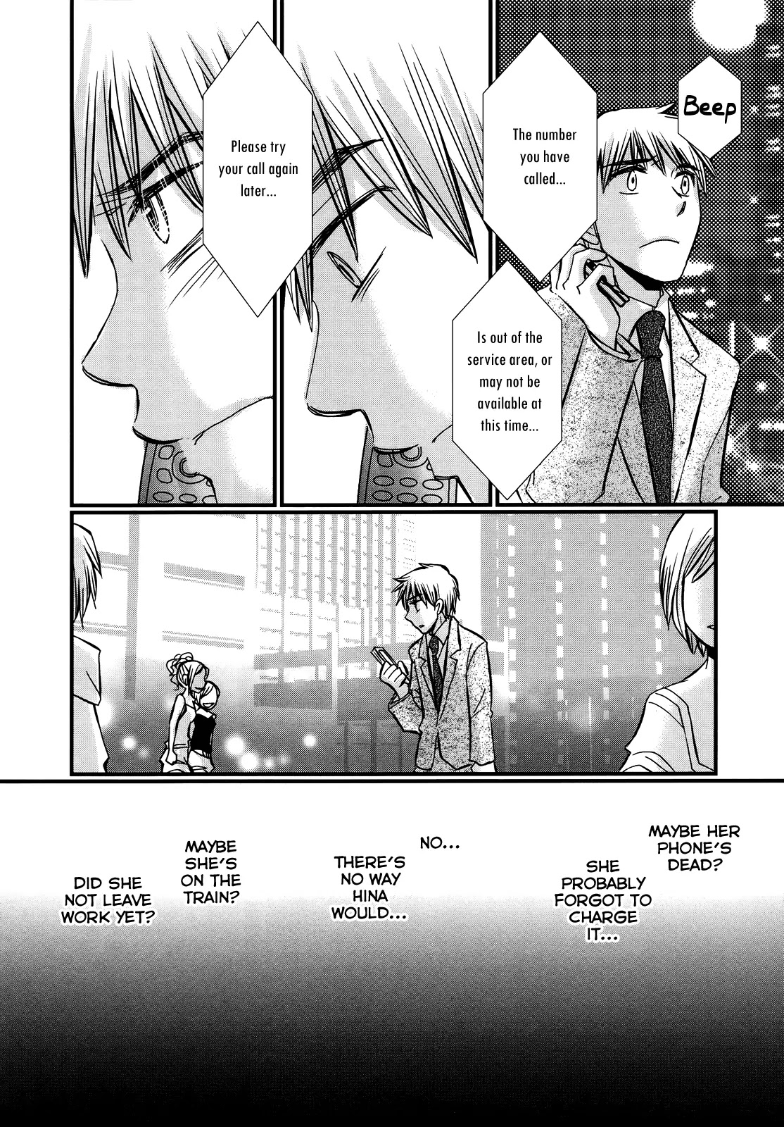 Usotsuki Paradox Chapter 36 page 9 - Chapter 36: A Sit Down Phone Conversation, Was there any Feelings in it, Don't waste time for a place that Feelings can't reach