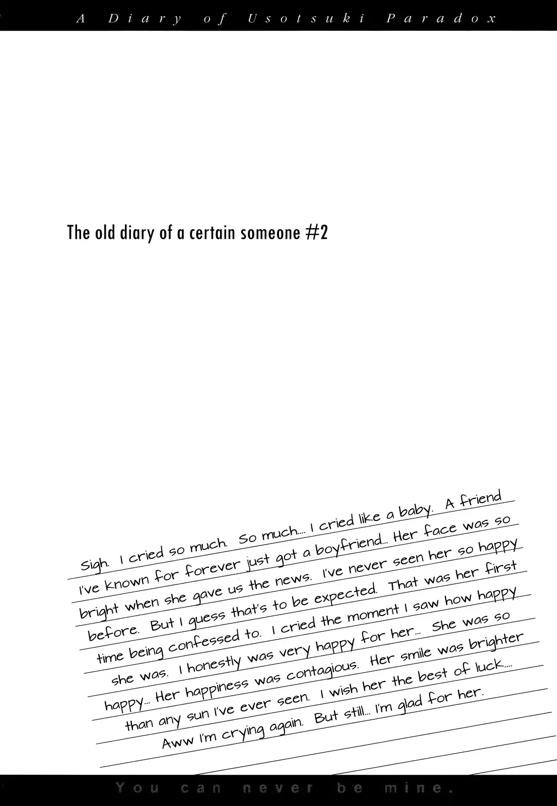 Usotsuki Paradox Chapter 41 page 23 - Chapter 41 : Should Have Been Dumped, Should Have Understood, Should Have Given Up