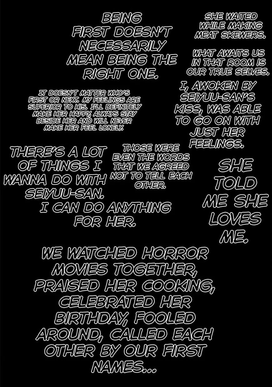 Usotsuki Paradox Chapter 69 page 17 - Chapter 69: To check a scene I momentarily saw at a place I belive was the final destination, I...
