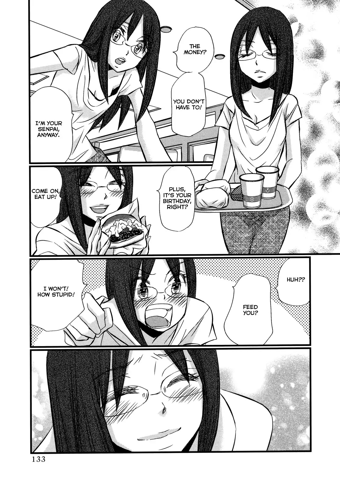 Usotsuki Paradox Chapter 74.6 page 12 - Chapter 74.6: Overtime Pay 11 Maruetsu Mio's Case
