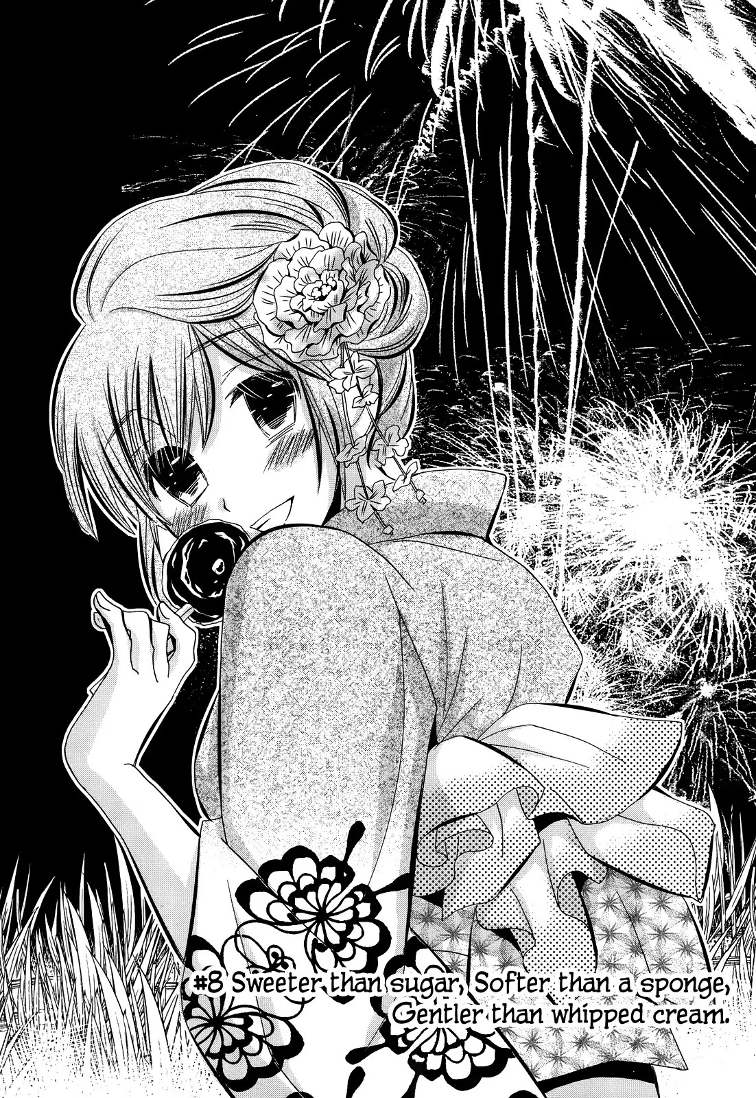 Usotsuki Paradox Chapter 8 page 1 - Chapter 8 : Sweeter than sugar, Softer than a sponge, Gentler than whipped cream.