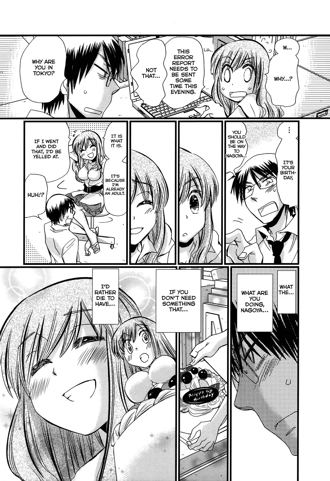 Usotsuki Paradox Chapter 8 page 10 - Chapter 8 : Sweeter than sugar, Softer than a sponge, Gentler than whipped cream.