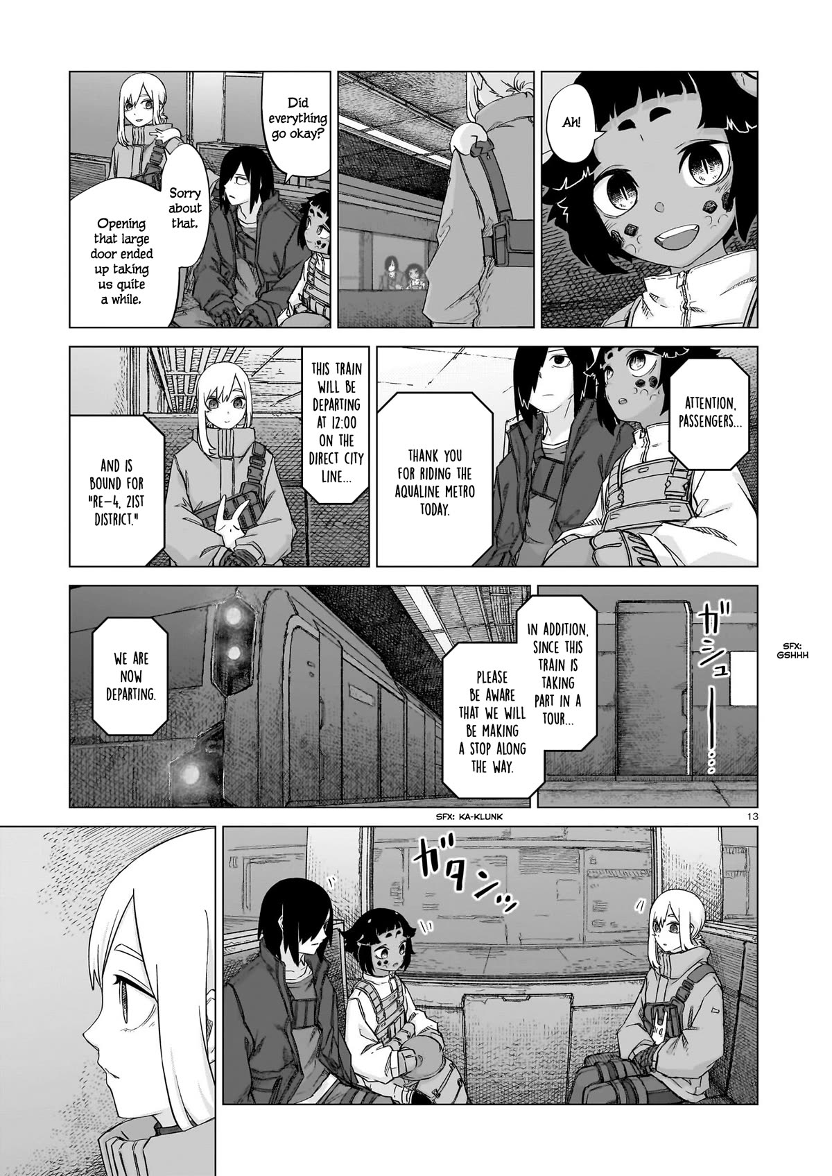 Usuzumi no Hate Chapter 15 page 12 - Chapter 15: Aqualine Metro
