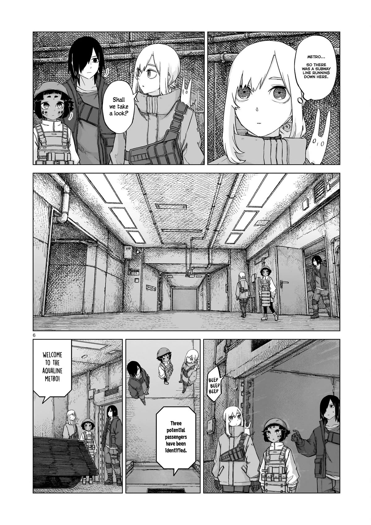 Usuzumi no Hate Chapter 15 page 6 - Chapter 15: Aqualine Metro
